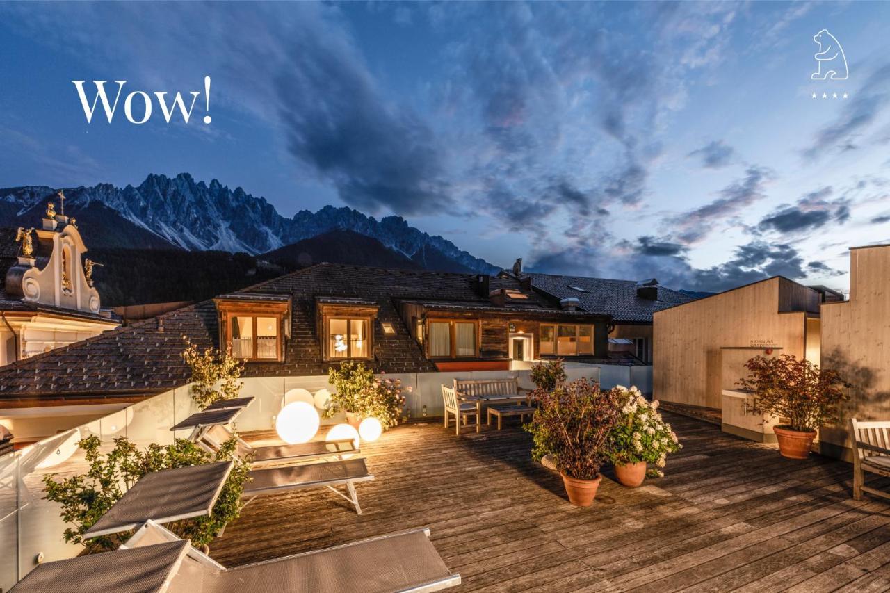 Boutique & Gourmet Hotel Orso Grigio Innichen Exterior foto
